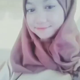 Hijab Coklat Buka Uting