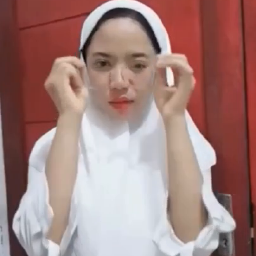Jilbab Toge Buka Bukaan Depan Kamera